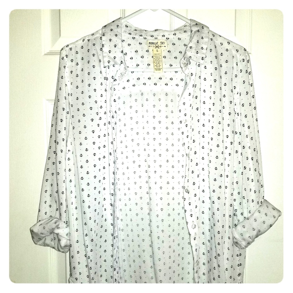 Button down anchor shirt